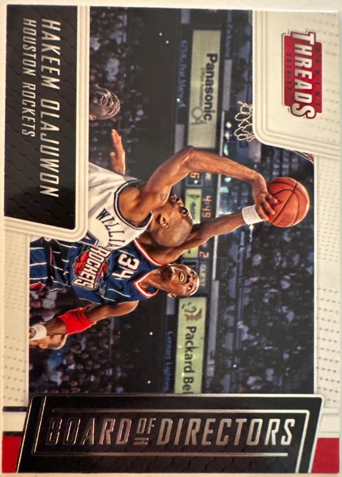 Hakeem Olajuwon #3 Basketball Cards 2016 Panini Threads Board of Directors