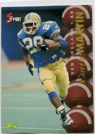 Curtis martin #79 Football Cards 1995 Classic