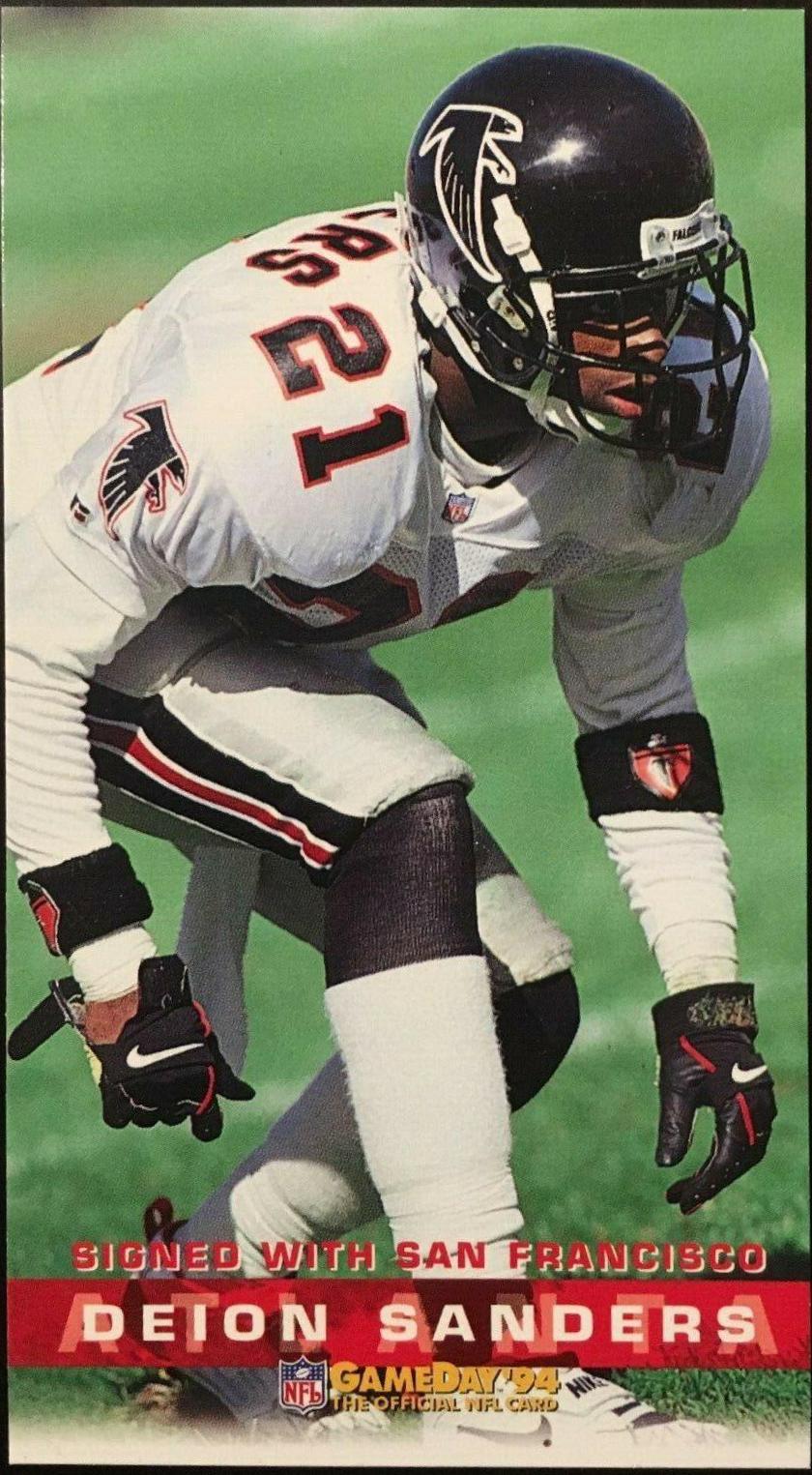 Deion Sanders #25 Football Cards 1994 Fleer Gameday