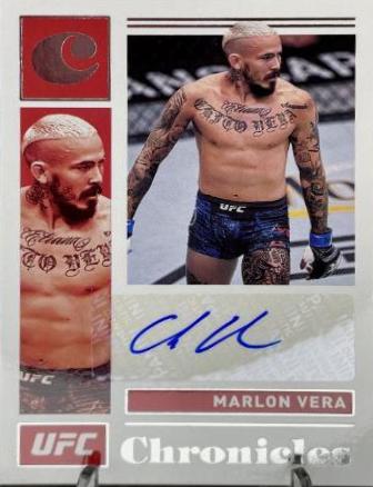 Marlon Vera #CS-MLV Ufc Cards 2021 Panini Chronicles UFC Signatures