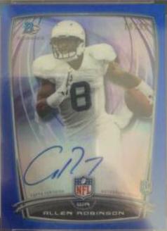 Allen Robinson #20 Football Cards 2014 Bowman Chrome Rookie Autograph