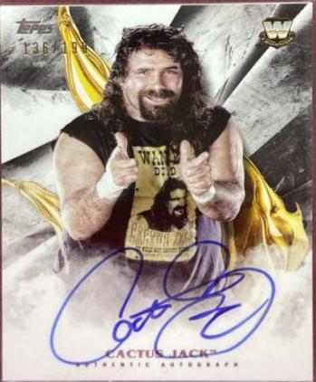 Cactus Jack #A-CJ Wrestling Cards 2019 Topps WWE Undisputed Autographs