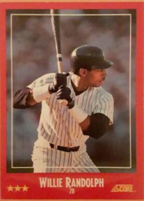 Willie Randolph #266 Baseball Cards 1988 Score