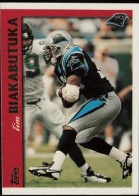 Tim Biakabutuka #3 Football Cards 1997 Topps