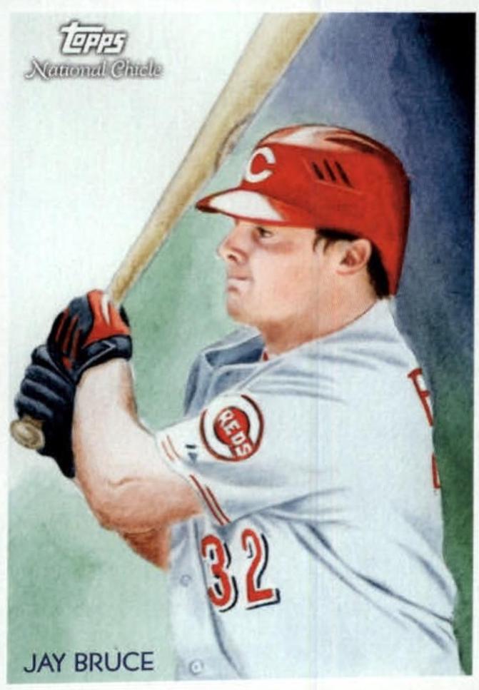 Jay Bruce #19 Baseball Cards 2010 Topps National Chicle
