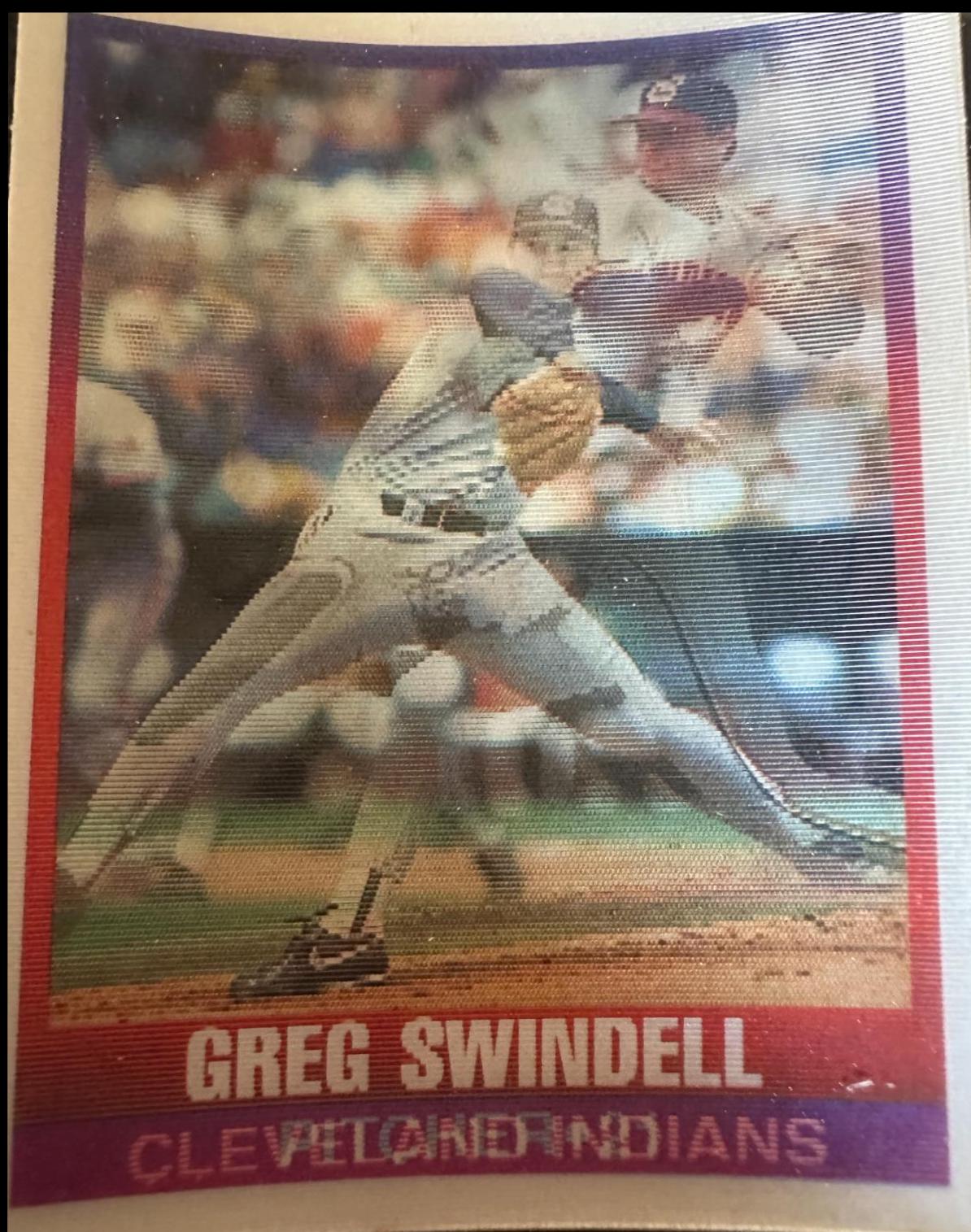 Greg Swindell #4 Baseball Cards 1989 Sportflics