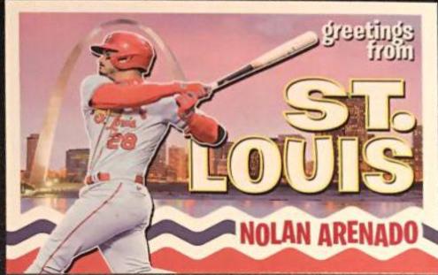 Nolan Arenado #PC-6 Baseball Cards 2022 Topps Archives Postcards