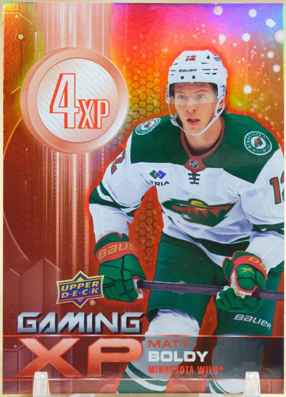 Matt Boldy #GXP-13 Hockey Cards 2024 Upper Deck Gaming XP