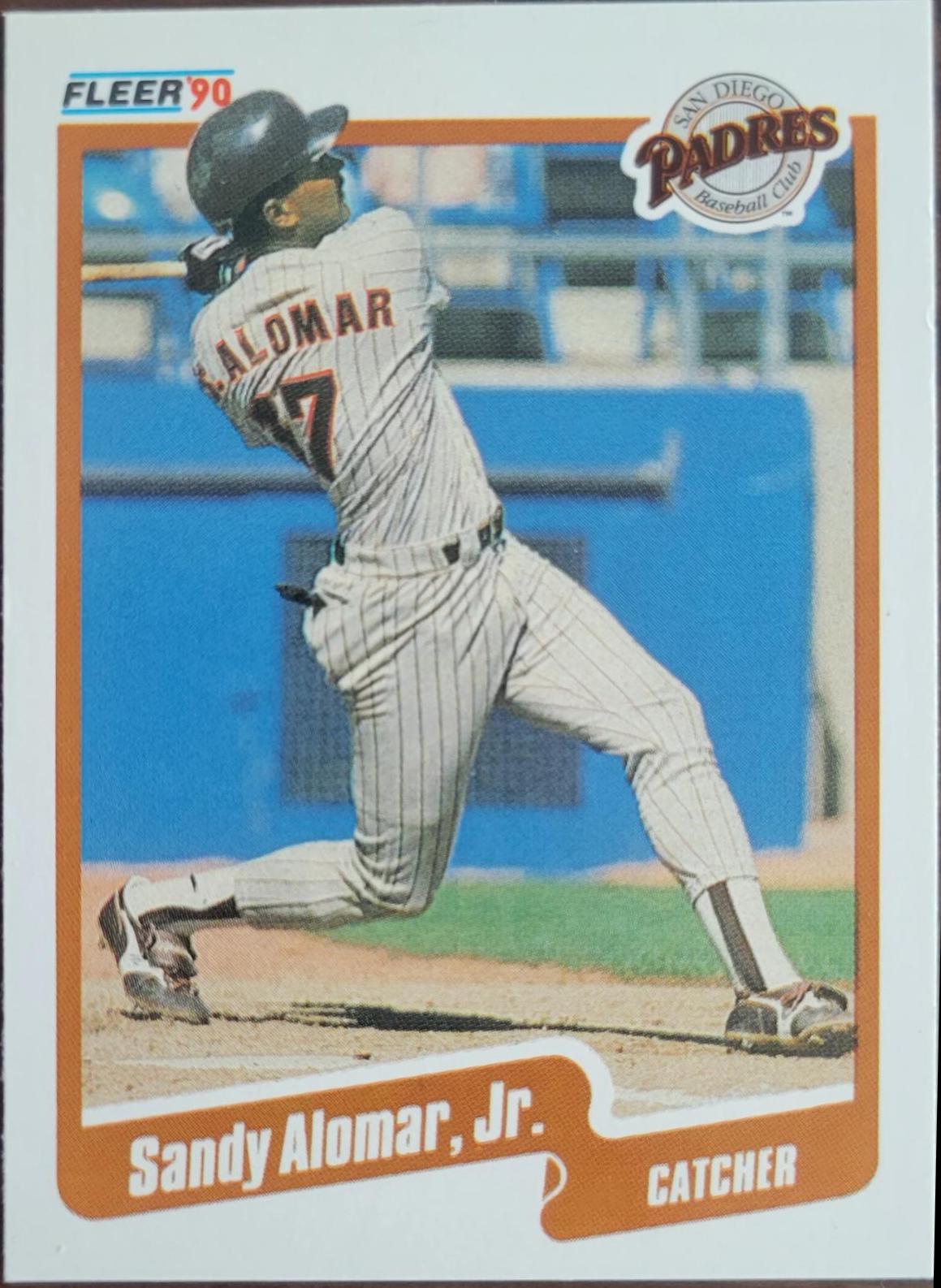 Sandy Alomar Jr. #150 Baseball Cards 1990 Fleer