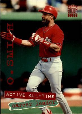 Ozzie Smith #541 Baseball Cards 1994 Stadium Club