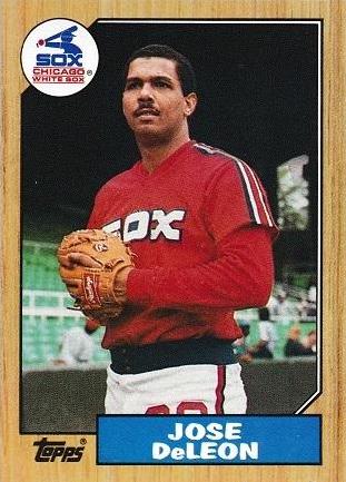 Jose DeLeon #421 Baseball Cards 1987 Topps