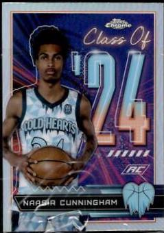 Naasir Cunningham #CO-20 Basketball Cards 2022 Topps Chrome Overtime Elite Class of