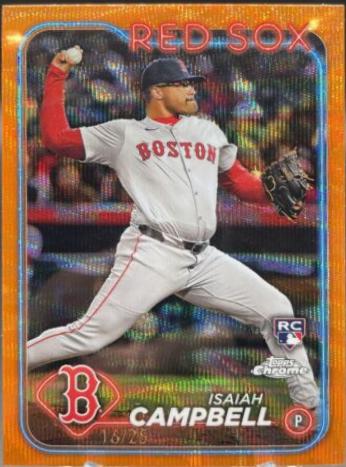 Isaiah Campbell [Orange Wave Refractor] #76