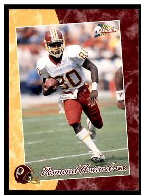Desmond Howard #42 Football Cards 1993 Pacific