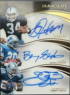 Bo Jackson / Barry Sanders / Emmitt Smith