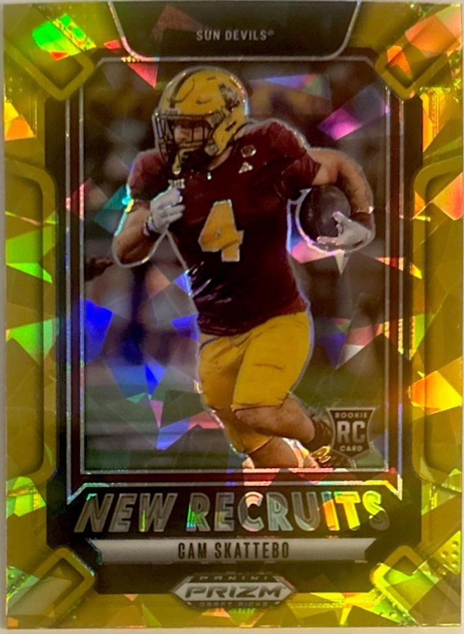 Cam Skattebo [Gold Ice] #10 Prices | 2025 Panini Prizm Draft Picks