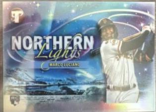 Marco Luciano #NL-17 Baseball Cards 2024 Topps Pristine Northern Lights