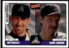 Luis Gonzalez, Randy Johnson #365 Baseball Cards 2001 Upper Deck Victory Prices
