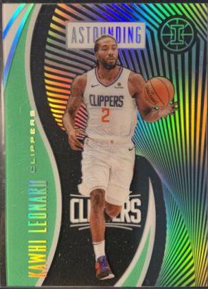 Kawhi Leonard #5 Basketball Cards 2019 Panini Illusions Astounding