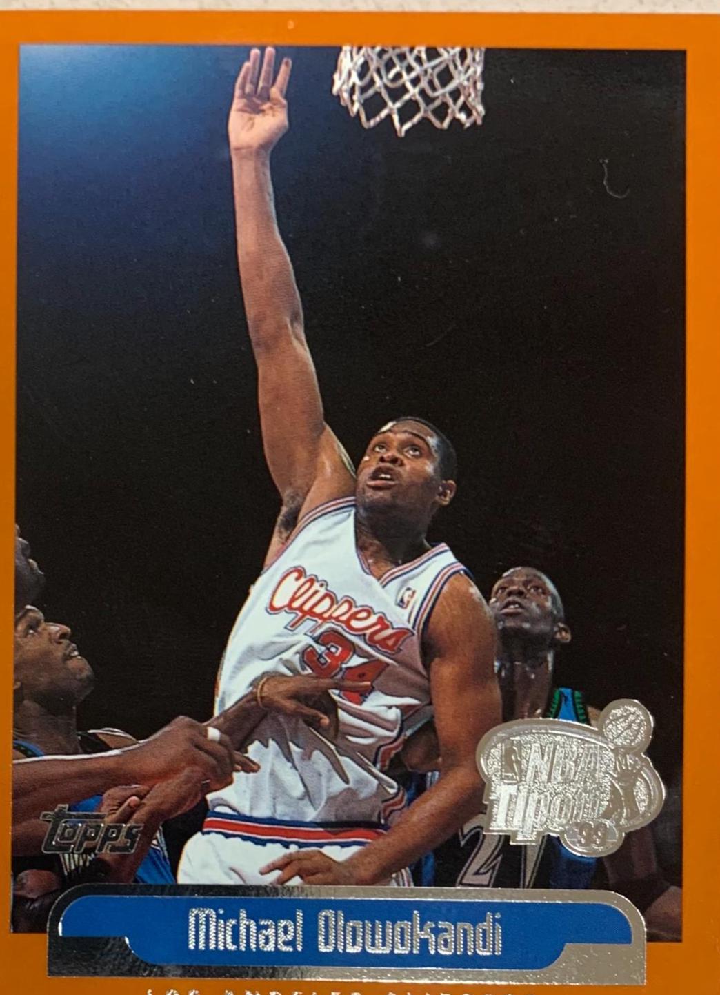 Michael Olowokandi #28 Basketball Cards 1999 Topps NBA Tipoff