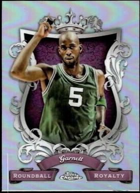 Kevin Garnett #RR-6 Basketball Cards 2023 Topps Chrome Roundball Royalty