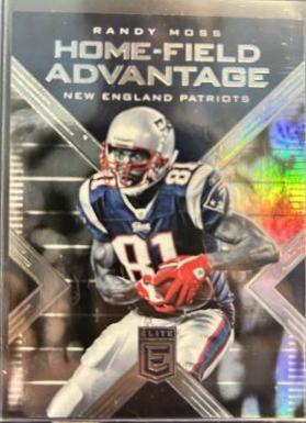 Randy Moss #1 Football Cards 2017 Panini Donruss Elite Home Field Advantage