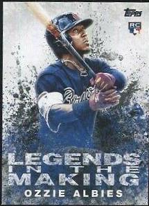 Ozzie Albies #LITM-4 Baseball Cards 2018 Topps Legends in the Making