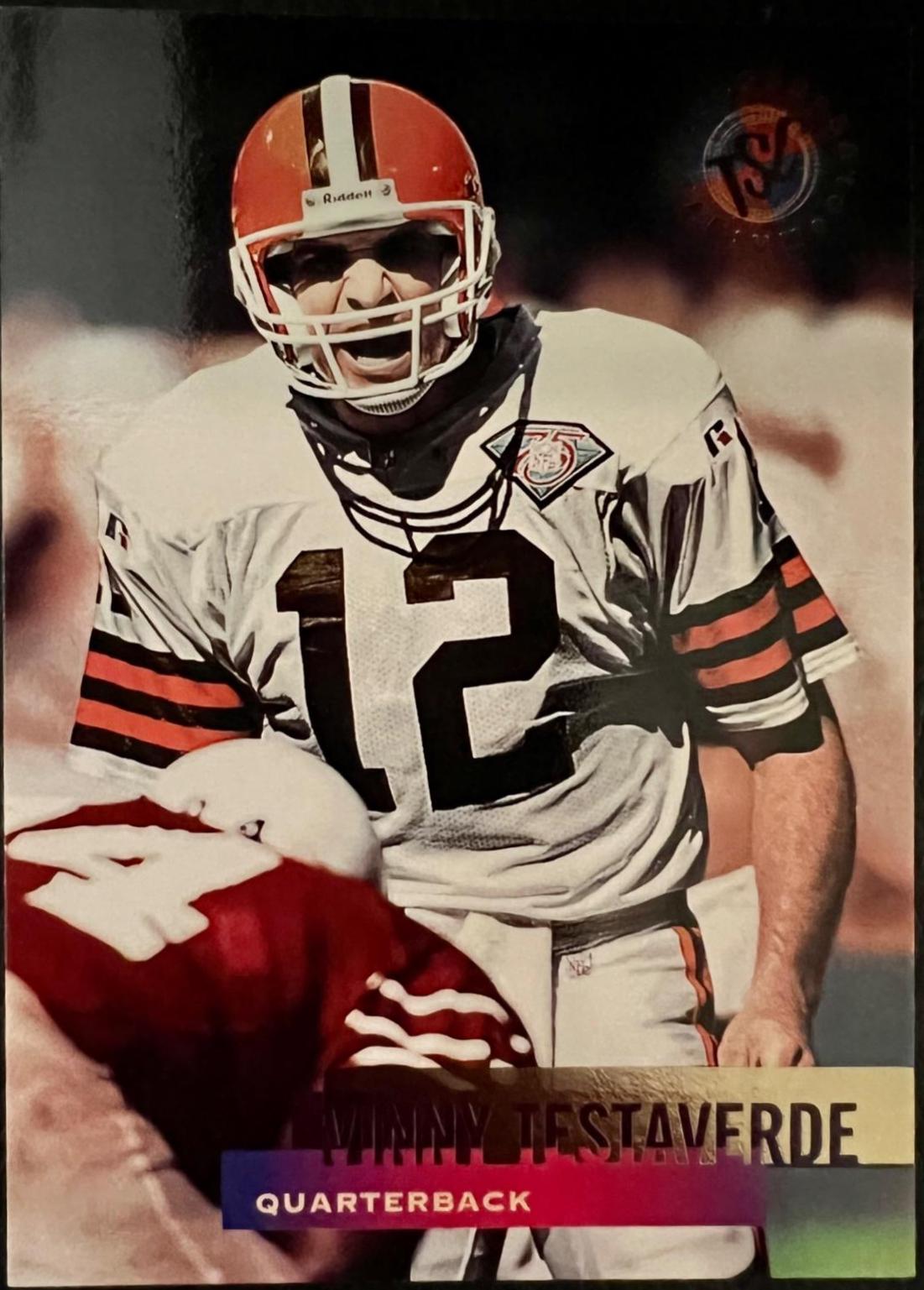 Vinny Testaverde #5 Football Cards 1995 Stadium Club