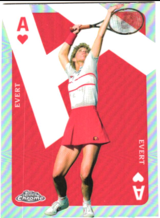 Chris Evert #CAS-CE Tennis Cards 2024 Topps Chrome Aces