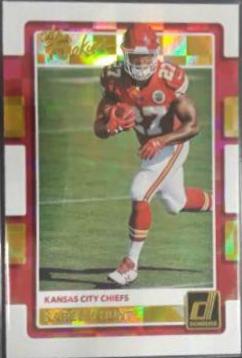Kareem Hunt #23 Football Cards 2017 Panini Donruss the Rookies