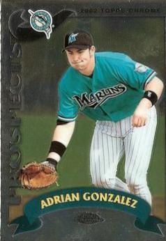 Adrian Gonzalez #T152 Baseball Cards 2002 Topps Chrome Traded