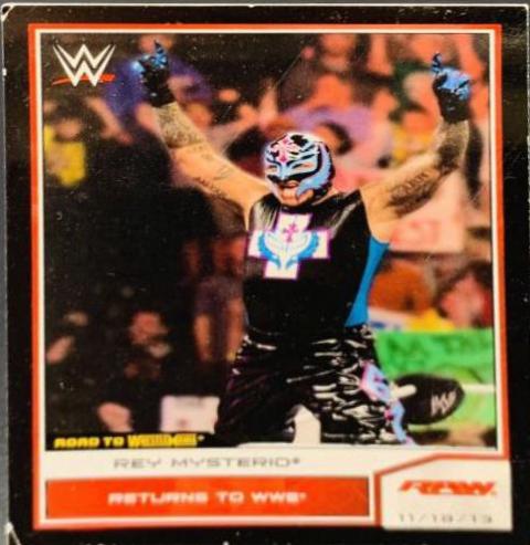 Rey Mysterio #57 Wrestling Cards 2014 Topps WWE Road to Wrestlemania
