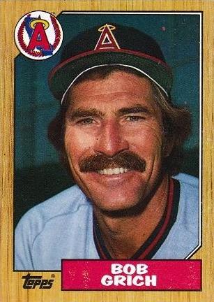 Bob Grich #677 Baseball Cards 1987 Topps