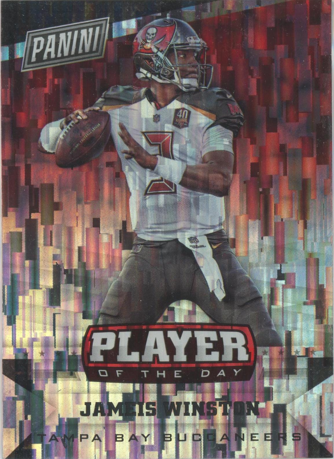 Jameis Winston #20 Football Cards 2016 Panini Playbook Player of the Day