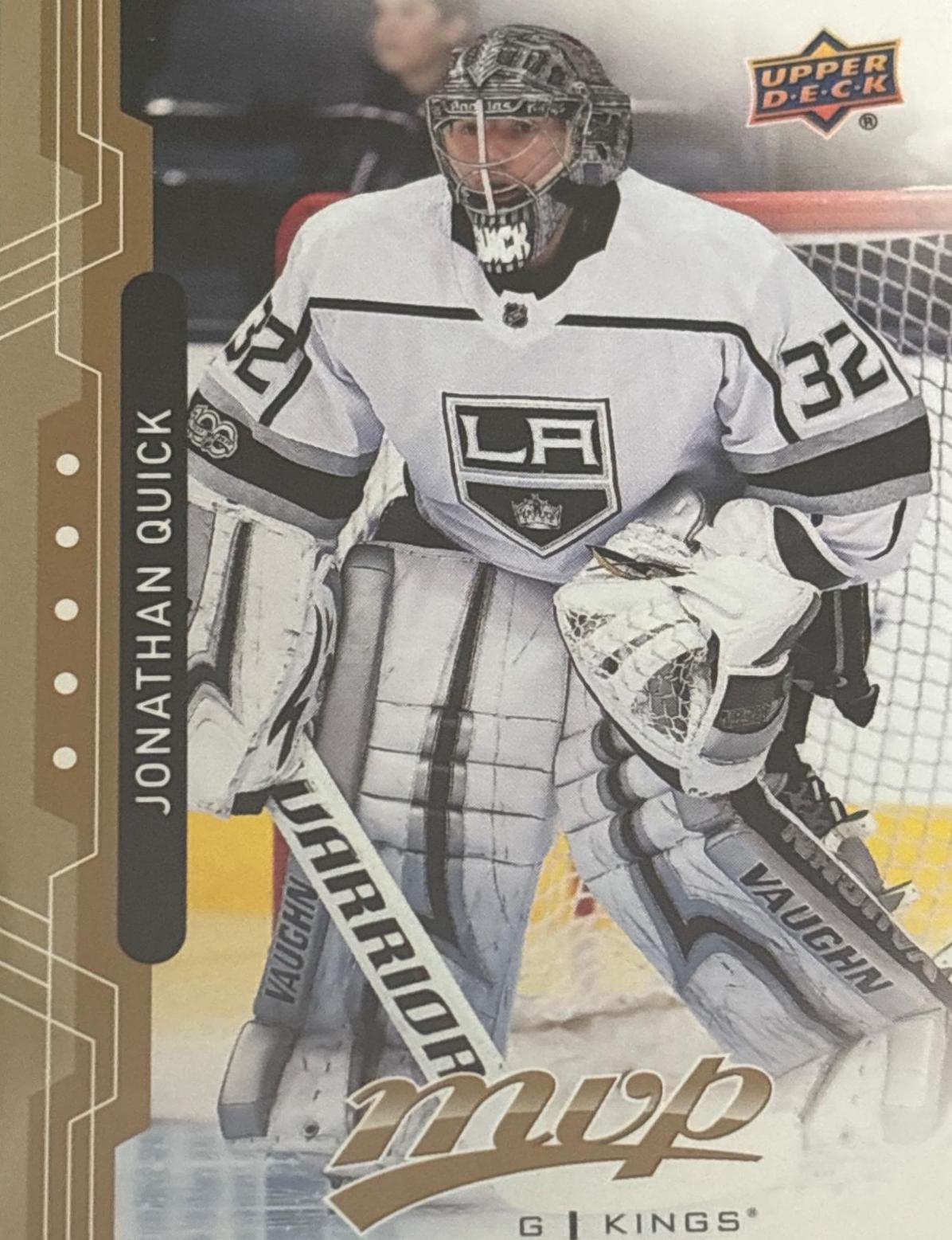Jonathan Quick #5 Hockey Cards 2018 Upper Deck MVP