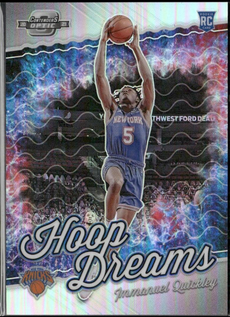 Immanuel Quickley #3 Basketball Cards 2020 Panini Contenders Optic Hoop Dreams