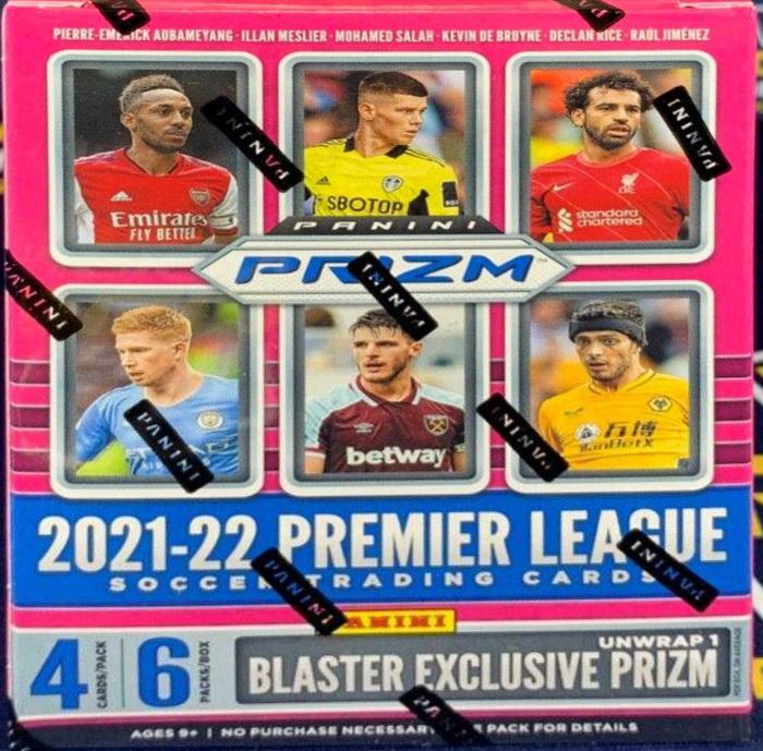 Blaster Box Soccer Cards 2021 Panini Prizm Premier League