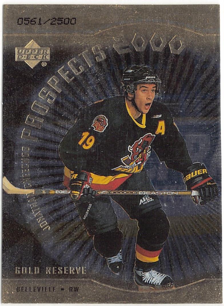 Jonathan Cheechoo #317 1999 Upper Deck Gold Reserve Hockey