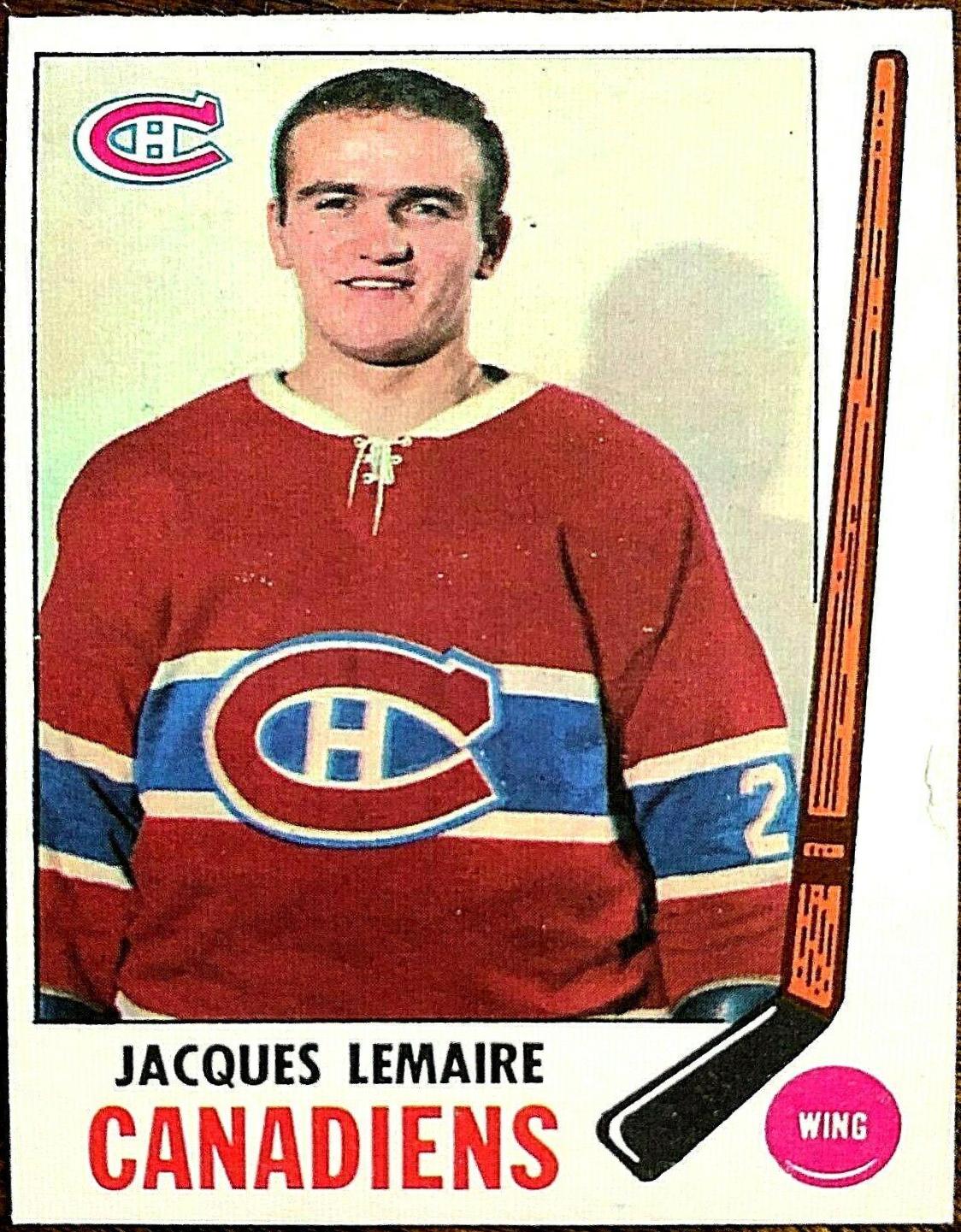 Jacques Lemaire #8 Hockey Cards 1969 O-Pee-Chee