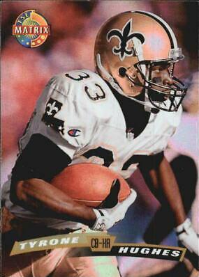 Tyrone Hughes #11 Football Cards 1996 Stadium Club