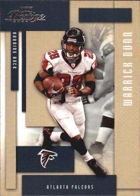 Warrick Dunn #8 Football Cards 2004 Playoff Prestige