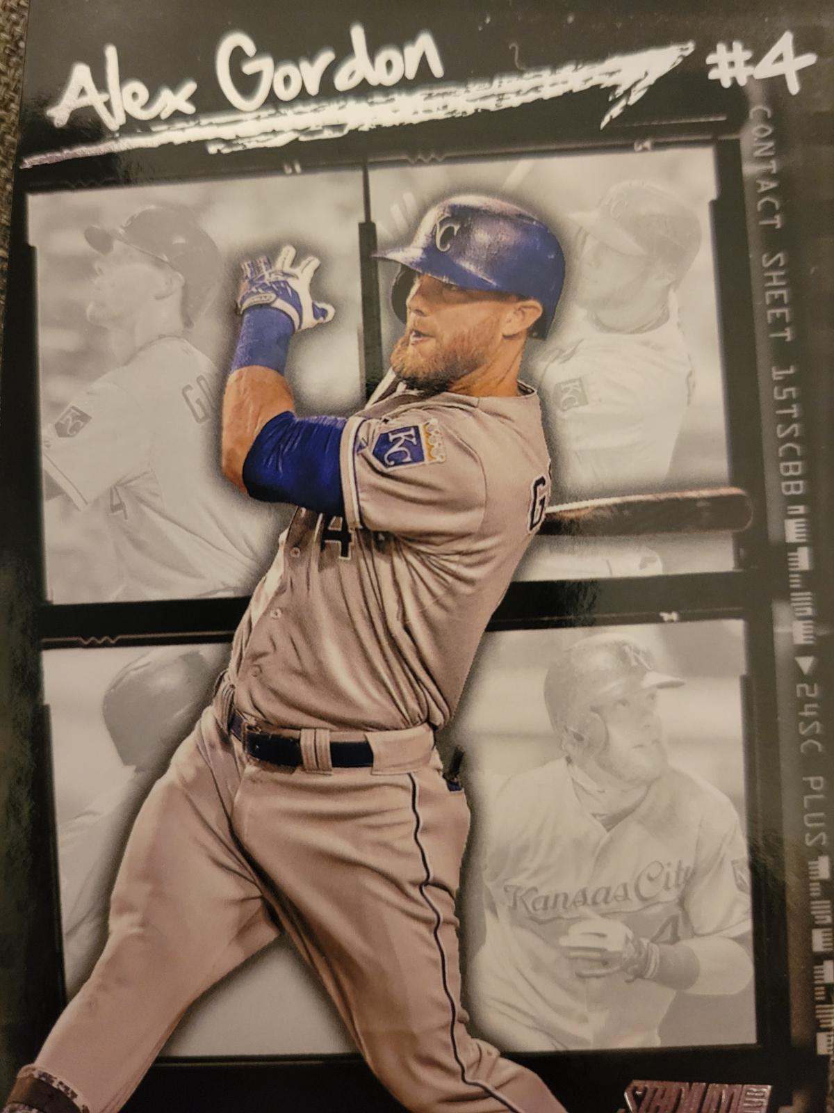 Alex Gordon #CS-19 Baseball Cards 2015 Stadium Club Contact Sheet