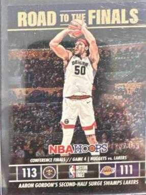 Aaron Gordon #3 Basketball Cards 2023 Panini Hoops Road to the Finals Conference