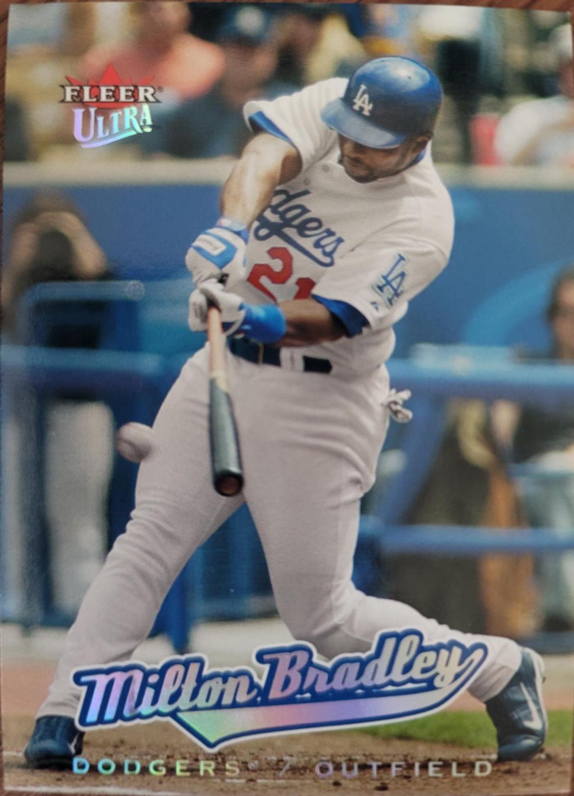 Milton Bradley #22 Baseball Cards 2005 Fleer Ultra