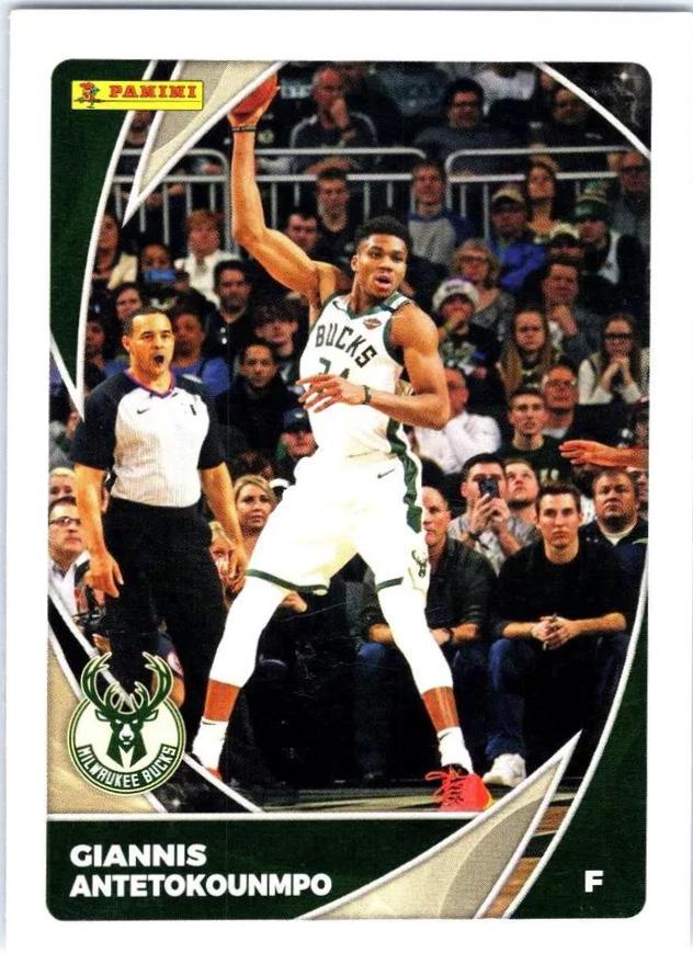 Giannis Antetokounmpo #15 Basketball Cards 2020 Panini Stickers