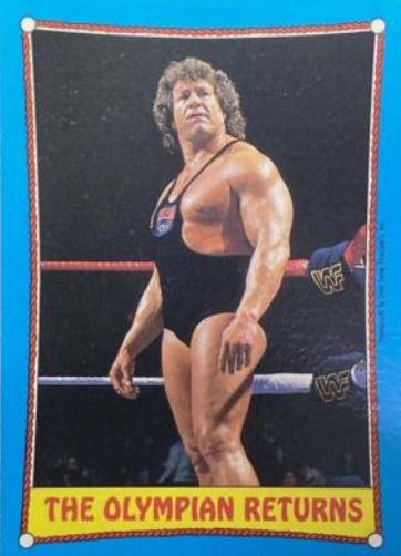 Ken Patera #45 Wrestling Cards 1987 Topps WWF