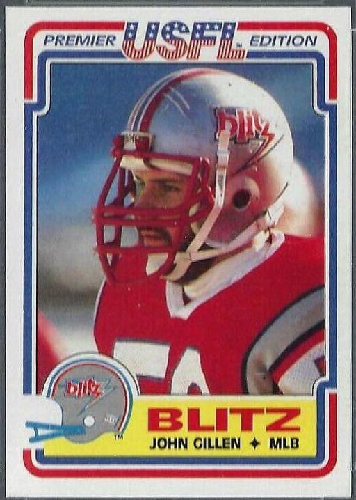 John Gillen #19 Football Cards 1984 Topps USFL