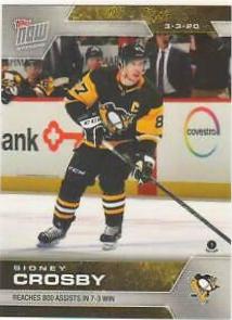 Sidney Crosby #198 Hockey Cards 2019 Topps Now NHL Stickers