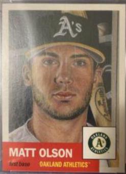 Matt Olson #21 Baseball Cards 2018 Topps Living