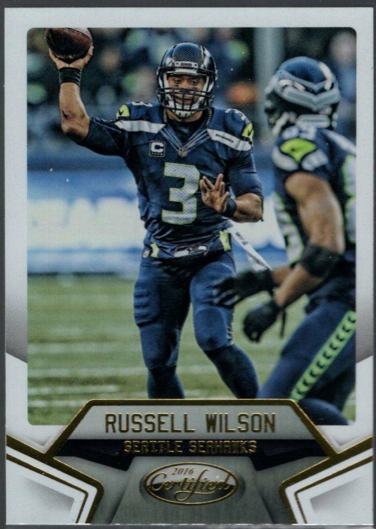 Russell Wilson #41 Football Cards 2016 Panini Certified